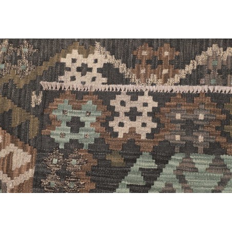 Tappeto Kilim Afghanistan azzurro beige 85x286