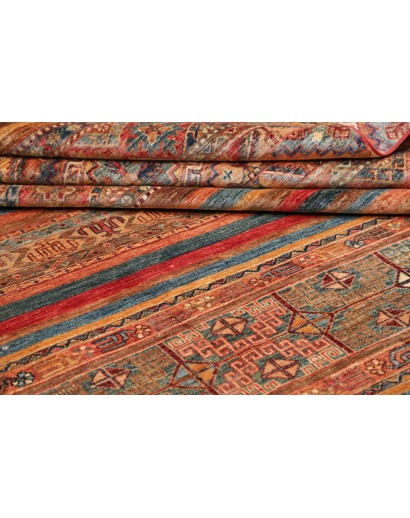 Tappeto Samarkand Pakistan marrone bianco 302x415