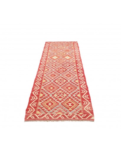 Tappeto Kilim Afghanistan giallo rosso 76x295