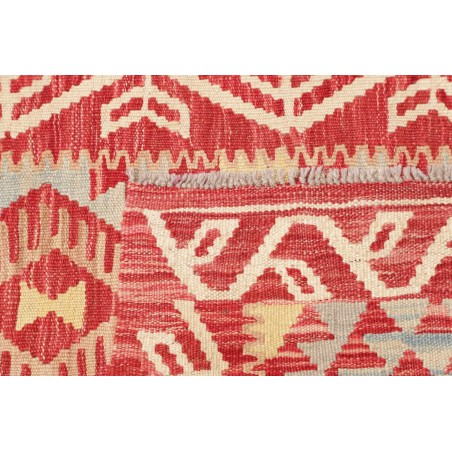 Tappeto Kilim Afghanistan giallo rosso 76x295