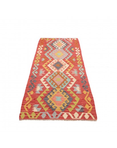 Tappeto Kilim Afghanistan marrone bianco 78x242