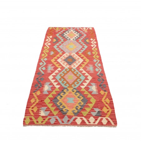 Tappeto Kilim Afghanistan marrone bianco 78x242