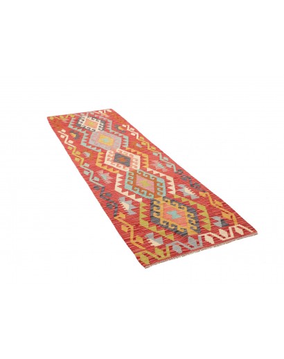 Tappeto Kilim Afghanistan marrone bianco 78x242