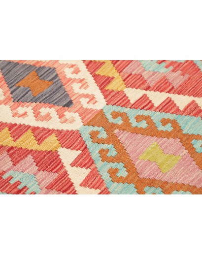 Tappeto Kilim Afghanistan marrone bianco 78x242