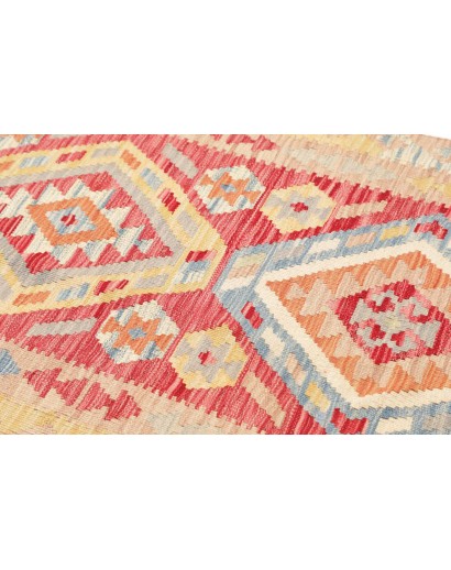 Tappeto Kilim Afghanistan marrone rosso 78x282