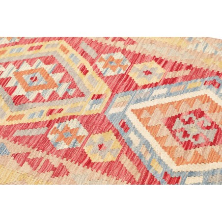 Tappeto Kilim Afghanistan marrone rosso 78x282