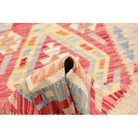Tappeto Kilim Afghanistan marrone rosso 78x282