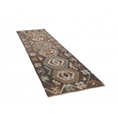 Tappeto Kilim Afghanistan azzurro beige 82x288