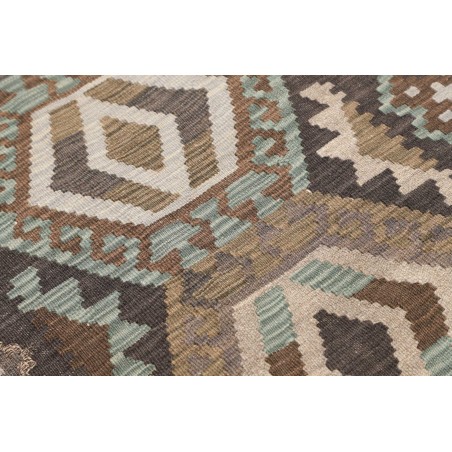 Tappeto Kilim Afghanistan azzurro beige 82x288