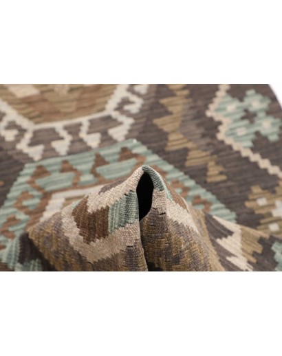 Tappeto Kilim Afghanistan azzurro beige 82x288