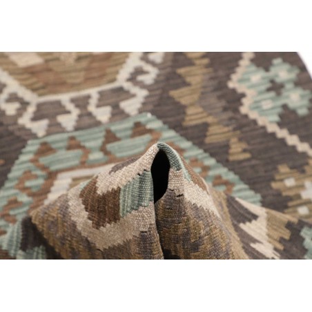 Tappeto Kilim Afghanistan azzurro beige 82x288