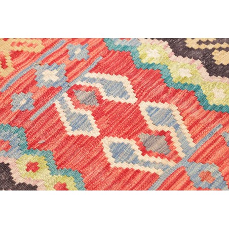 Tappeto Kilim Afghanistan marrone grigio 69x236