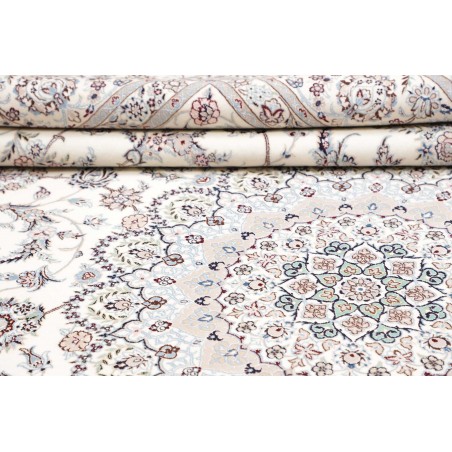 Tappeto Nain 6La Persia bianco grigio 256x372