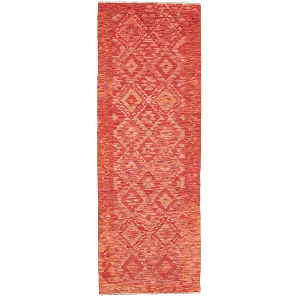 Tappeto Kilim Afghanistan rosso 85x241