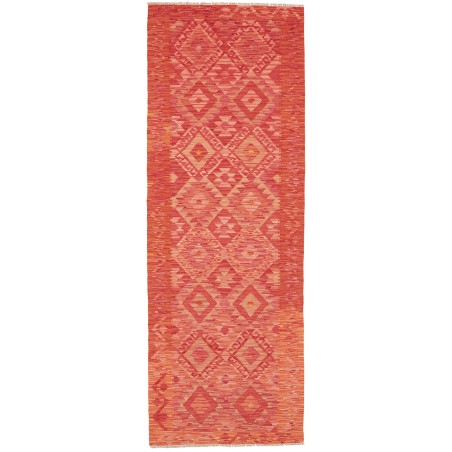 Tappeto Kilim Afghanistan rosso 85x241