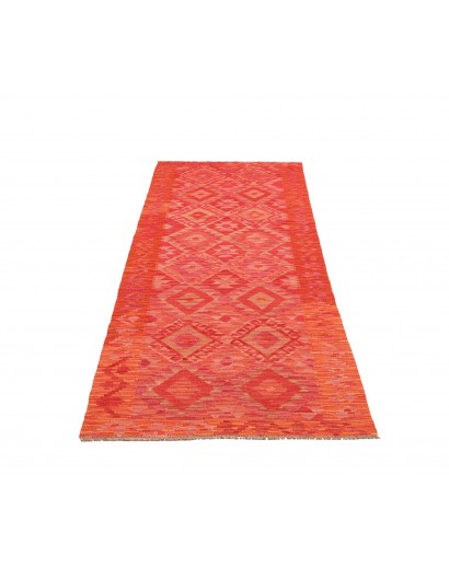 Tappeto Kilim Afghanistan rosso 85x241