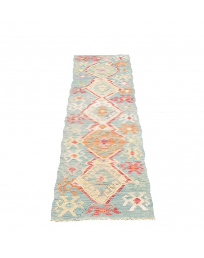 Tappeto Kilim Afghanistan beige rosso 53x241