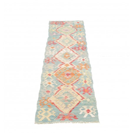 Tappeto Kilim Afghanistan beige rosso 53x241