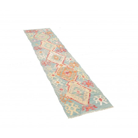 Tappeto Kilim Afghanistan beige rosso 53x241