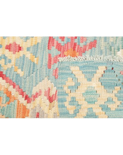 Tappeto Kilim Afghanistan beige rosso 53x241