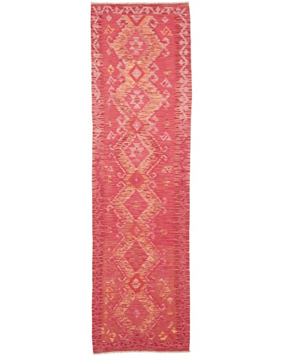 Tappeto Kilim Afghanistan rosso 77x287