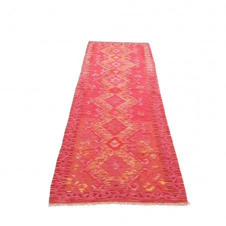 Tappeto Kilim Afghanistan rosso 77x287