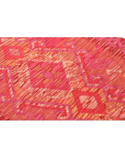Tappeto Kilim Afghanistan rosso 77x287