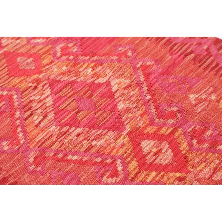 Tappeto Kilim Afghanistan rosso 77x287