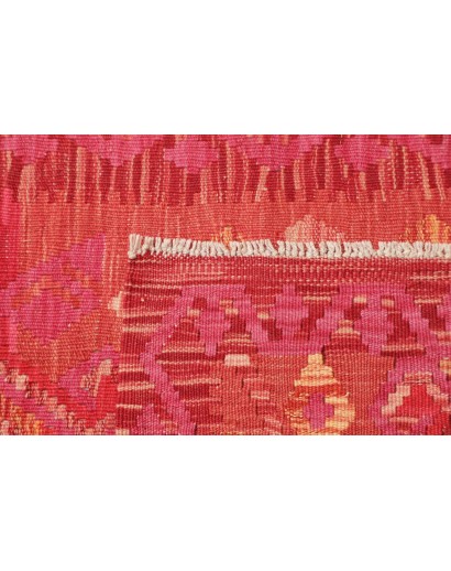 Tappeto Kilim Afghanistan rosso 77x287