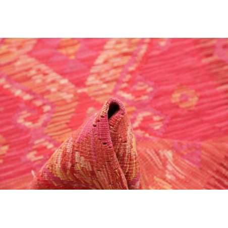 Tappeto Kilim Afghanistan rosso 77x287