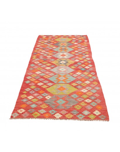 Tappeto Kilim Afghanistan arancione 87x238