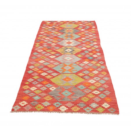 Tappeto Kilim Afghanistan arancione 87x238