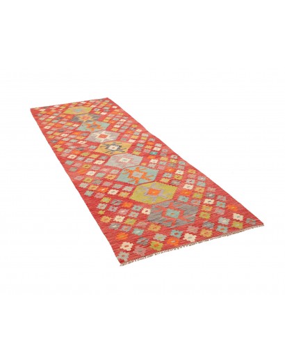 Tappeto Kilim Afghanistan arancione 87x238