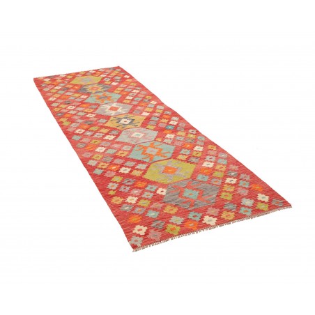 Tappeto Kilim Afghanistan arancione 87x238