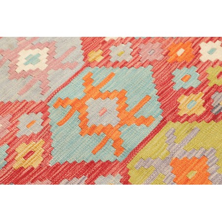 Tappeto Kilim Afghanistan arancione 87x238
