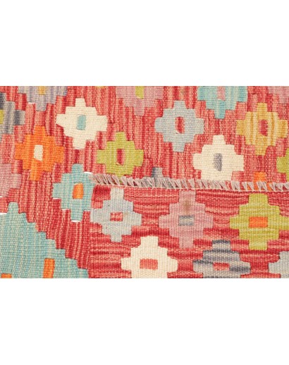 Tappeto Kilim Afghanistan arancione 87x238