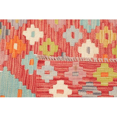 Tappeto Kilim Afghanistan arancione 87x238