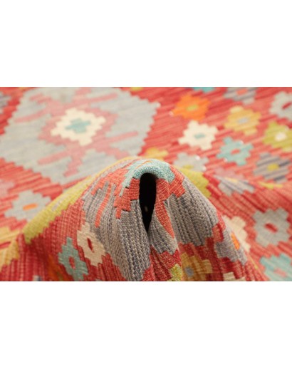 Tappeto Kilim Afghanistan arancione 87x238