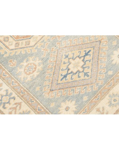 Tappeto Kazak Afghanistan bianco 88x352