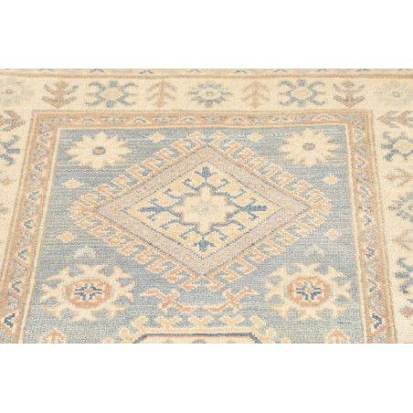 Tappeto Kazak Afghanistan bianco 88x352