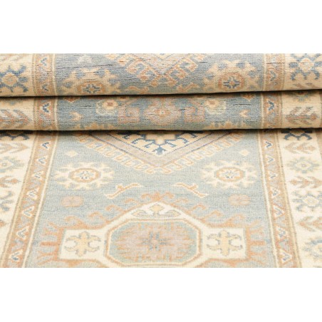 Tappeto Kazak Afghanistan bianco 88x352