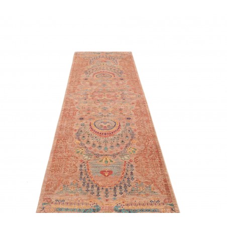 Tappeto Shahi Fine Pakistan marrone grigio 80x296