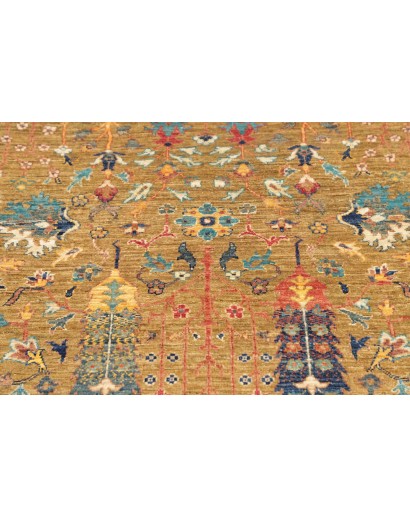 Tappeto Shahi Fine Pakistan marrone bianco 81x299