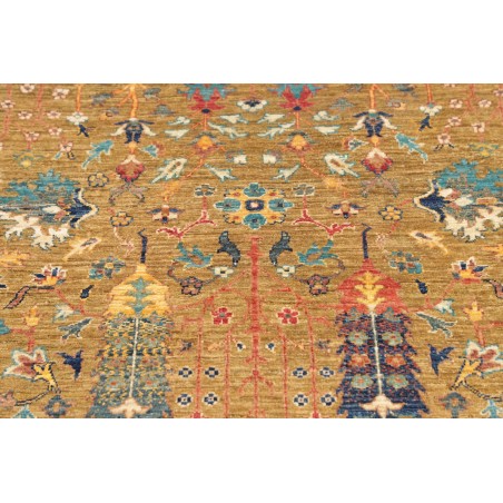Tappeto Shahi Fine Pakistan marrone bianco 81x299