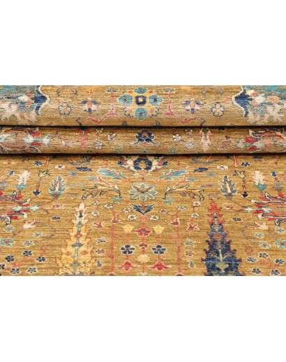 Tappeto Shahi Fine Pakistan marrone bianco 81x299