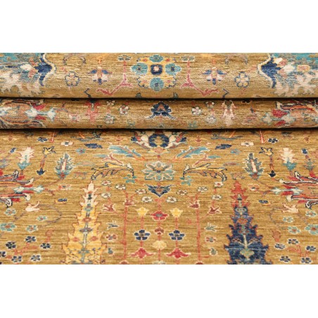 Tappeto Shahi Fine Pakistan marrone bianco 81x299