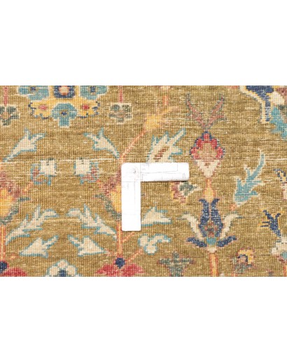 Tappeto Shahi Fine Pakistan marrone bianco 81x299