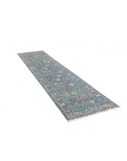 Tappeto Rubin Pakistan grigio bianco 78x302