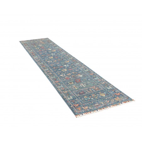 Tappeto Rubin Pakistan grigio bianco 78x302