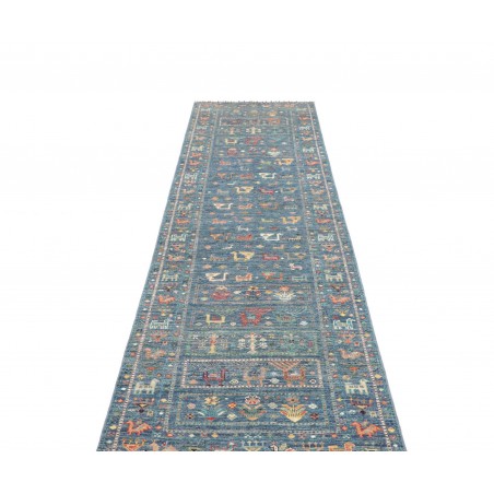 Tappeto Rubin Pakistan grigio bianco 78x302